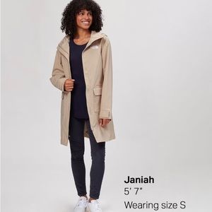 NWOT The North Face City Breeze Rain Parka ll Small